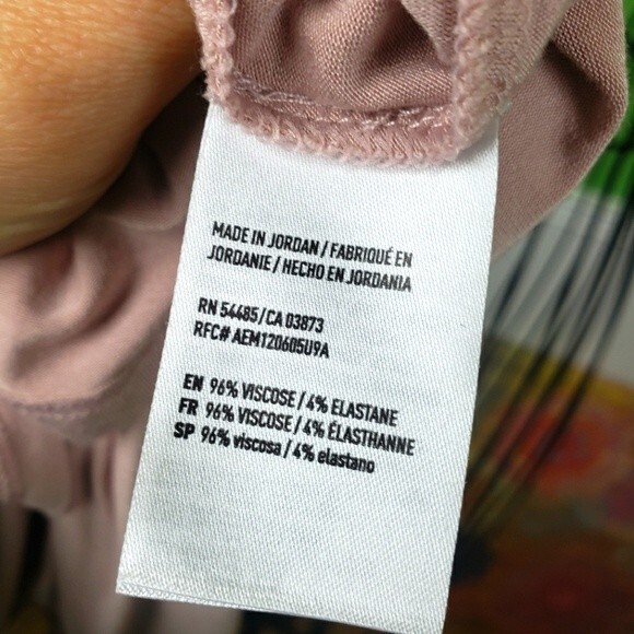 American Eagle Outfitters Soft Off The Shoulders Lace Tie Shirt Size Large - Picture 7 of 9